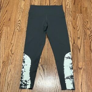 Electric & Rose Charcoal and White Tie Dye Leggings